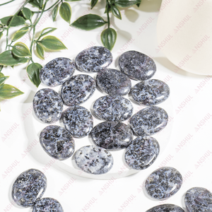 Piedras Planas de Gabbro Indigo Pulido Semipreciosas al por Mayor para Sanación, Meditación, Decoración y Regalos - Product Image 1
