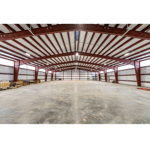 Construção industrial do metal <span class=keywords><strong>Hangar</strong></span> isolado pré-fabricado do avião da estrutura do aço do painel do sanduíche - Product Image 4