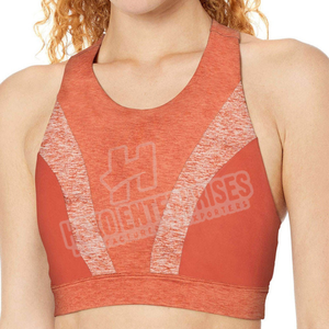 Sujetador deportivo de diseño personalizado para mujer, transpirable, de talla grande, Spandex, poliéster, fabricado en Pakistán - Product Image 1