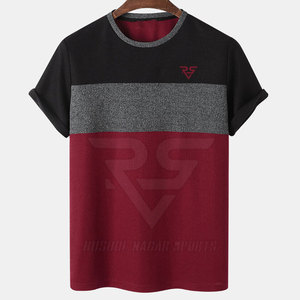 2025 Meilleure vente couleur personnalisée 100% coton T-shirt pour hommes tissu tricoté de haute qualité pour adultes - Product Image 1