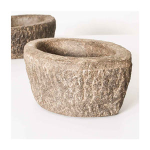 Dernier fournisseur de stock largement vendu vintage de luxe aspect classique fait à la main pierre antique Kharal Pot jardin maison Restaurant hôtel - Product Image 1