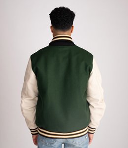 Chaqueta universitaria de lana con logotipo personalizado de calidad superior para hombre, tipo de cierre, bolsillos con botones, chaqueta Bomber de béisbol universitaria Letterman - Product Image 2