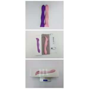 เครื่องนวดกระตุ้นความสุขทางเพศแบบสองหัว V05 สำหรับผู้หญิง - Product Image 2