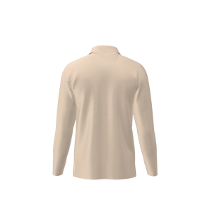 Polo décontracté à manches longues en pur coton respirant et solide pour homme, de qualité supérieure, à la mode, pour printemps et automne - Product Image 2