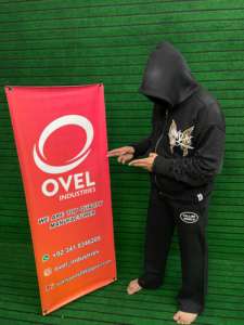 Sweatshirts à capuche et sweatshirts à glissière épais et solides pour hommes - Product Image 6