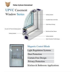 Nhà Máy Tùy Chỉnh Châu Âu Phong Cách Mỹ Ventanas De Đôi Tráng Men Đu Upvc Trượt Cửa Sổ Cửa Sổ Nhựa Cho Ngôi Nhà - Product Image 2