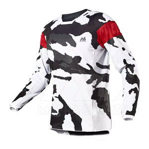 Maillot de motocross en cuir à manches longues, haute qualité, respirant, anti-UV, séchage rapide, logo personnalisable, grandes tailles, vente chaude - Product Image 6