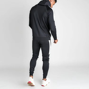 Vente en gros personnalisé hommes vierge Tech polaire course Fitness Gym Polyester formation Jogging porter survêtement fabricant - Product Image 5