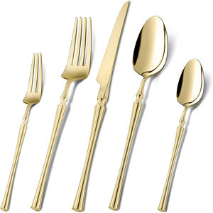 Ensembles de couverts faits à la main manche noué en acier inoxydable avec couleur naturelle ensembles de couverts ensembles de couverts en acier inoxydable - Product Image 2