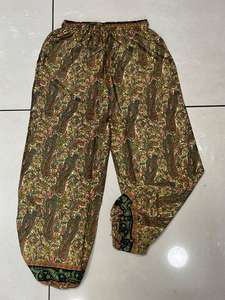 Pantalon sarouel en soie bohème imprimé floral pour femmes Style baggy unisexe été confortable Yoga pantalon Hippie Style Boho - Product Image 5
