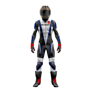 Zuzuki TRACK/ขี่ cowhide/Kangaroo motocp 1ชิ้น jumpsuit ชุดแข่งรถมอเตอร์ไซด์หนัง/traje Level 2 armors ทุกขนาด - Product Image 1