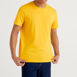 Camiseta Casual Diaria para Hombre, Ligera, Tejido Ecológico, Diseño de Color Sólido - Product Image 1