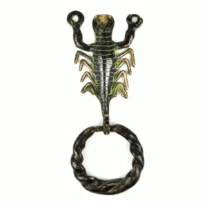 Aldaba de puerta de Metal de latón con forma de Escorpio rústico Vintage de alta calidad para uso en el hogar y el Hotel para golpear ventanas y puertas - Product Image 1