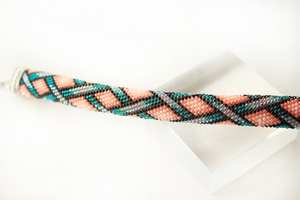 Bracelet manchette en perles faites à la main-Manchette pour femmes et filles - Product Image 5