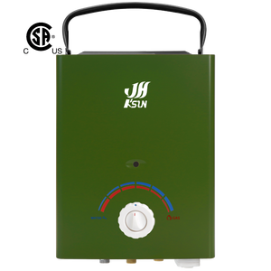 Chauffe-eau portable au gaz 6L Caleón pour camping-car, extérieur, type échappement naturel, échangeur de chaleur domestique en cuivre - Product Image 1