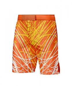 Pantalones cortos MMA de sublimación personalizados de alta calidad para deportes de combate, ropa de artes marciales elástica frontal para boxeo Jiu Jitsu BJJ - Product Image 1