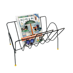 Organizador de Revistas de Alambre de Metal de Último Diseño, Soporte para Libros y Periódicos de Escritorio para Oficina y Escuela, Acabado Negro - Product Image 6