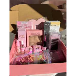Professional Eyelash Extension Training Kit with Silicone Mink Synthetic PBT & Fiber Lashes - Product Image 1