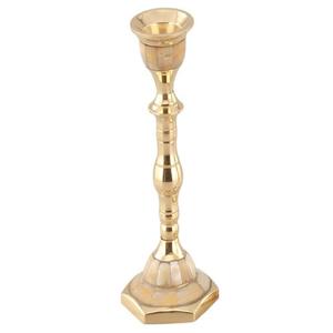 Shiny Gold Finished Aluminium <b>Taper</b> <b>Candle</b> Holder Metal <b>Candle</b> Holders And Lanterns Engraving For Lighting Decoration - Product Image 4