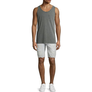 Maillot de corps sans manches 100% Polyester à séchage rapide pour homme, débardeur de Fitness, ample - Product Image 5