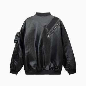 Abrigo de béisbol de vuelo suelto de invierno Varsity Men Bomber Jacket Street Custom Pockets Design Style MS-JS-0036 - Product Image 2