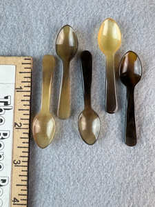 Ensemble de cuillères de luxe couleur noire, écologiques, compatibles lave-vaisselle, ustensiles à salade, cuisine domestique, fabriqué en Inde - Product Image 5