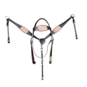 Meilleure qualité léger en cuir véritable équestre cheval Tack Set taillé à la main Headstall sein plaque saisonnier équitation équipements - Product Image 1