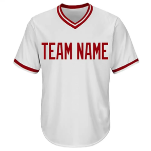 Camiseta de Béisbol Personalizada para Clubes, Ropa Deportiva Profesional con Botones, Fabricación OEM - Product Image 2