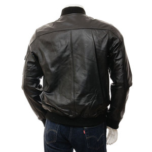 Men's Winter High Street Leather Jackets-Factory Direct Supplier High Quality Front Zip & Pockets Waterproof & Breathable - Product Image 2