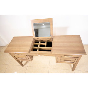 Adela โต๊ะเครื่องแป้งแต่งหน้าไม้ดีไซน์ทันสมัยพร้อมที่เก็บของเฟอร์นิเจอร์ห้องนอนไม้เนื้อแข็งทำจากเวียดนาม - Product Image 6