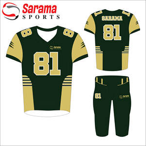 Nouvel arrivage d'uniforme de Football américain personnalisé 2022 Design d'uniforme de Football américain bon marché pour les jeunes - Product Image 2