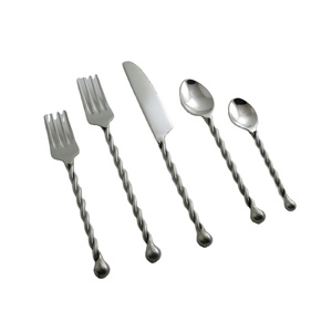 Ensemble de couverts élégants ensemble de couverts en acier inoxydable pour cadeau de fête d'affaires ensemble de couverts de luxe réutilisables ensemble de couverts maison et ustensiles de cuisine utilisés - Product Image 1
