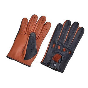 Gants de conducteur en cuir pour l'hiver Nouveau style simple avec protection du poignet pour une utilisation sportive décontractée quotidienne - Product Image 2