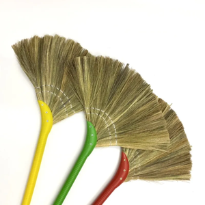 SEAPEARLS balai à gazon vietnamien haute qualité Durable léger poignée en plastique fait à la main doux gazon naturel intérieur extérieur - Product Image 6