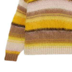 Respirant Look Mohair Jersey Laine Tissu Hiver Porter Mohair Jersey Couleur Attractive OEM Service Mohair Jersey - Product Image 6