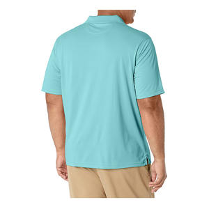 Polos personnalisés en coton pour hommes avec logo brodé Polos d'été de qualité supérieure respirants pour hommes 2024 - Product Image 5