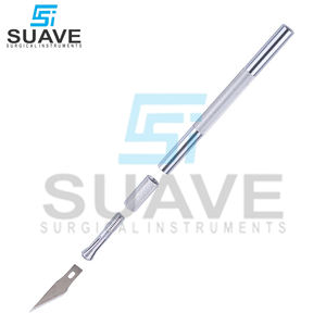 Producto recién llegado, cuchillas de impresión de logotipo personalizado, asas y cuchillas de bisturí de buena venta de SUAVE SURGICAL INSTRUMENTS - Product Image 2