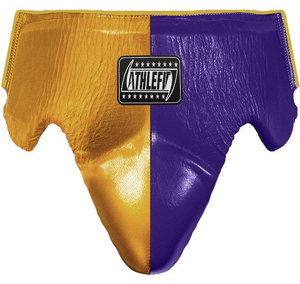 Protège-aine en cuir personnalisé de qualité supérieure professionnel pour le protecteur de sécurité gagnant d'entraînement de boxe et de kickboxing MMA - Product Image 2