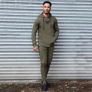 Ensembles de deux pièces survêtements avec logo personnalisé survêtements de sport pour hommes jogging tissu de bonne qualité vêtements de sport en polaire survêtements pour hommes - Product Image 2