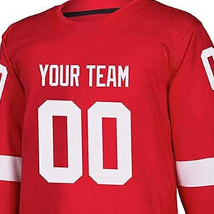 Maillot de hockey sur glace en maille à prix d'usine à bas prix Maillot de hockey en polyester léger 100% personnalisé pour hommes - Product Image 3