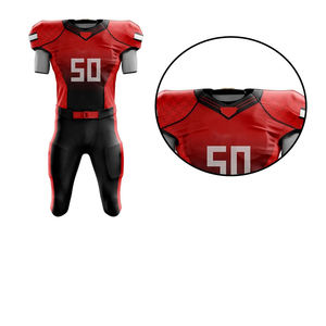 เสื้อเจอร์ซีย์ฟุตบอลอเมริกันเสื้อพลัสไซส์พิมพ์ลายดีไซน์แบบซับลิเมชันดีไซน์ใหม่ - Product Image 6