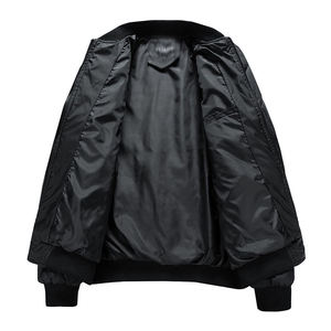 Chaqueta de Invierno para Hombre, Diseño Elegante, Casual, Delgada, Impermeable, Transpirable, Color Negro, Personalizable - Product Image 2