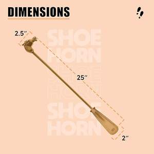 Chausse-pied long Mistri Premium pour seniors et adultes, outil d'aide à l'enfilage de chaussures durable et léger avec poignée ergonomique - Product Image 3