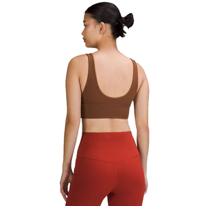 Sujetador deportivo ligero y transpirable de alta calidad para mujer, verano, gimnasio, Fitness, Impresión de logotipo personalizado, Spandex/impresión Digital de poliéster - Product Image 2