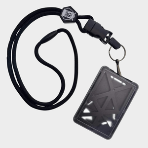 Cordón de PU con soporte para tarjetas de visita para guardar tarjetas en entornos comerciales o profesionales - Product Image 3