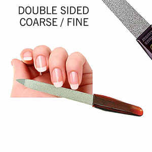 ที่ตะไบเล็บสเตนเลสแบบปลายสองด้านเป็นมิตรต่อสิ่งแวดล้อมช้อนเพ้นท์เล็บ - Product Image 1