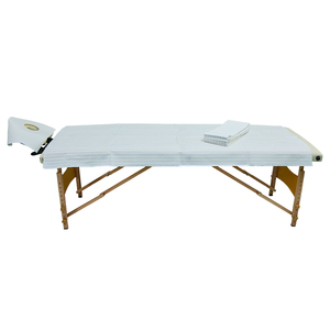 Rouleaux de draps jetables en papier crépon standard pour <span class=keywords><strong>table</strong></span> d'examen, couvre-lit médical, <span class=keywords><strong>protection</strong></span> hygiénique pour <span class=keywords><strong>table</strong></span> de <span class=keywords><strong>massage</strong></span> - Product Image 3
