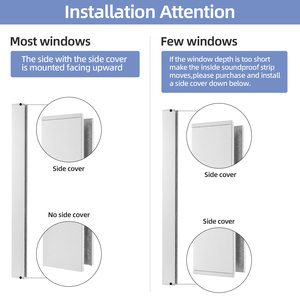ZSTARR - Tiras de Bloqueo de Luz de Aleación de Aluminio en Forma de U para los Lados de Persianas y Cortinas, Rieles Laterales Opacos para Dormitorio - Product Image 5