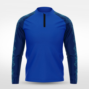 เสื้อสปอร์ตแขนยาวแบบซิป 1/4 สำหรับผู้ชาย แบบกลับด้านได้ เสื้อพูลโอเวอร์สำหรับออกกำลังกาย น้ำหนักเบา เหมาะสำหรับการฝึกซ้อม วิ่ง และกิจกรรมกลางแจ้ง - Product Image 3