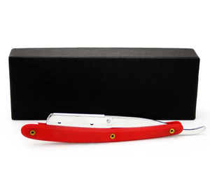 Maquinilla de afeitar plegable profesional para peluquería, maquinilla de afeitar de seguridad desechable de nuevo estilo recto con hoja de acero inoxidable para afeitar el cabello - Product Image 4